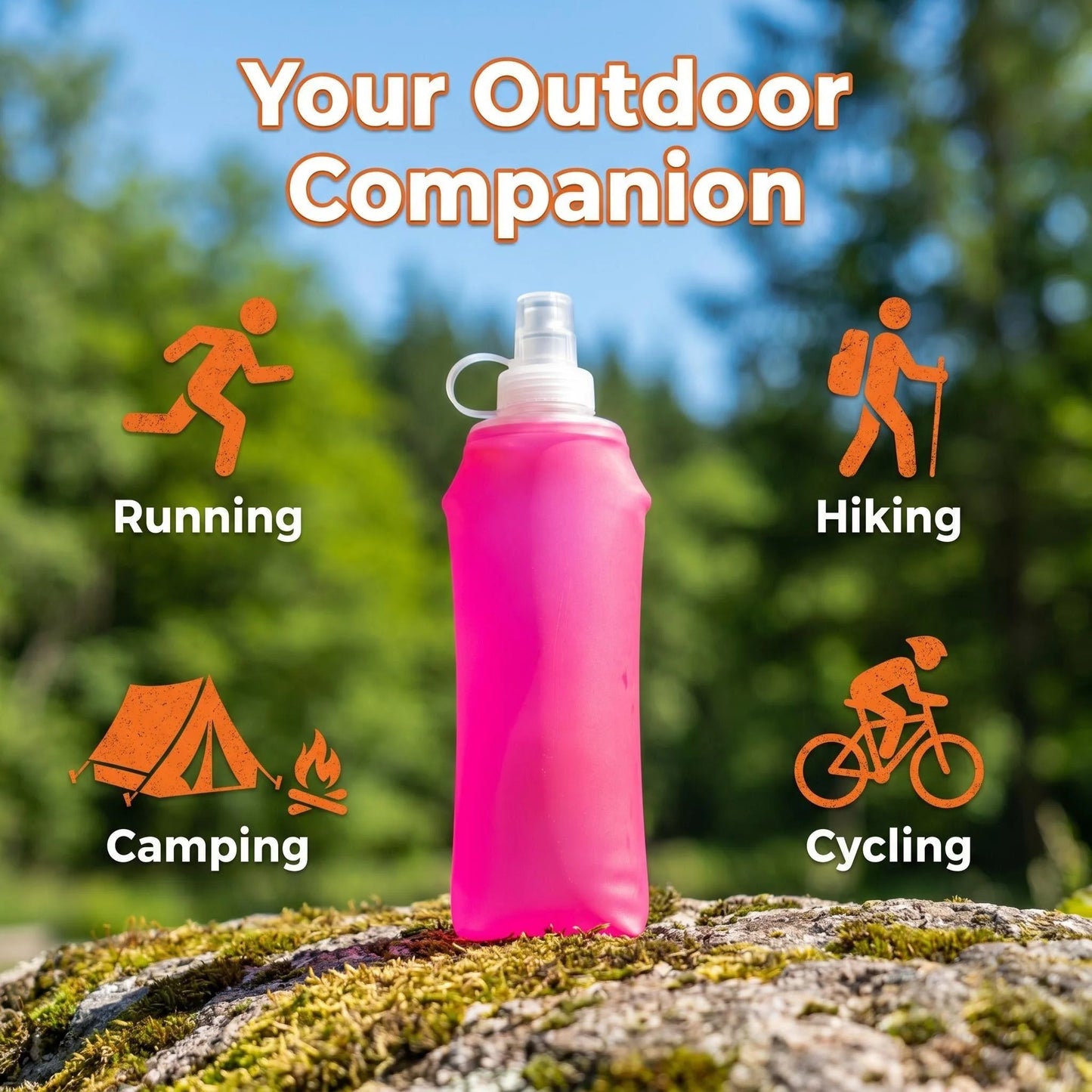 FlexHydrate Collapsible Water Bottle