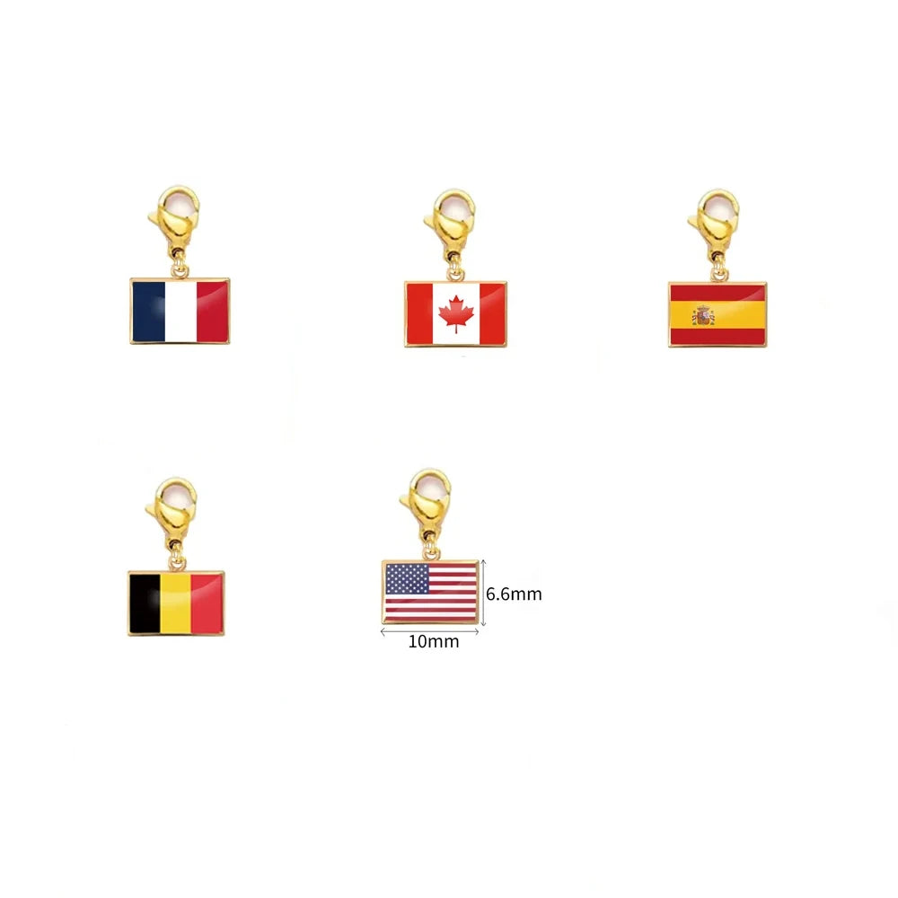 FlagCharm Travel Keychain