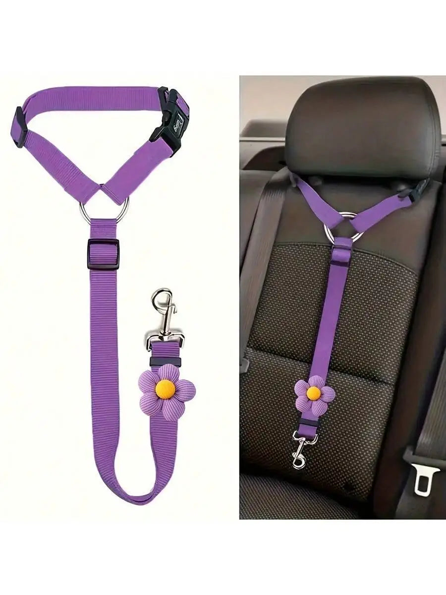 SafeRide Adjustable Pet Seat Belt Leash